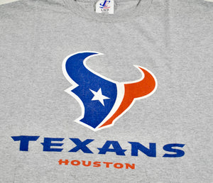 Vintage Houston Texans Logo Athletic Shirt Size Large