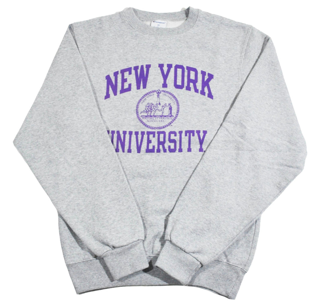 New York University Champion Brand Sweatshirt Size X-Small