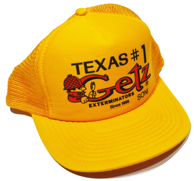 Vintage Texas #1 Exterminators Getz Snapback