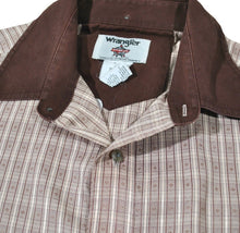 Vintage Wrangler Button PBR Professional Bull Riding Shirt Size X-Large
