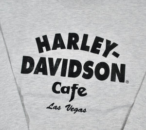 Vintage Harley Davidson Cafe Las Vegas Sweatshirt Size Large