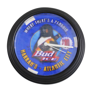 Vintage Bud ICE Atlantic City Clock