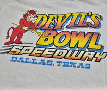 Vintage Devils Bowl Speedway Dallas Texas 80s Shirt Size Large