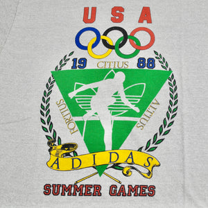 Vintage 1988 Olympic Summer Games Adidas Shirt Size Medium