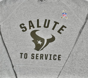 Houston Texans Salute To Service Nike Sweatshirt Size Medium