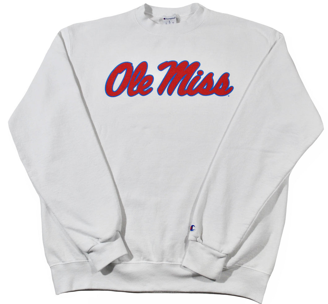 Ole Miss Rebels Champion Brand Sweatshirt Size Large