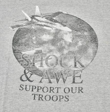 Vintage Shock & Awe Support Our Troops Shirt Size Medium