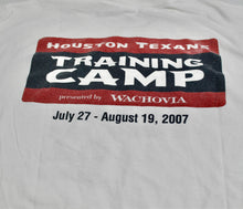 Vintage Houston Texans 2007 Training Camp Shirt Size X-Large