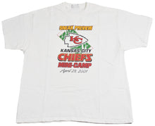Vintage Kansas City Chiefs 2001 Mini Camp Shirt Size X-Large