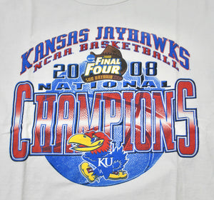 Vintage Kansas Jayhawks 2008 Shirt Size Small