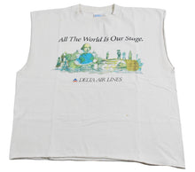 Vintage Delta Rose Bowl Crop Shirt Size X-Large