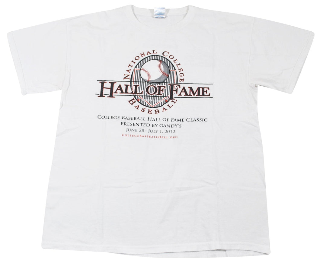 Vintage College Baseball Hall of Fame Shirt Size Large