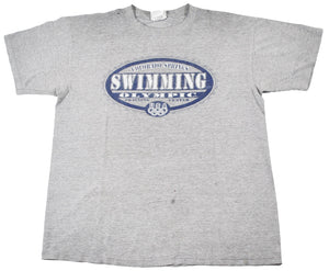 Vintage Olympic Swimming Training Center Shirt Size Large