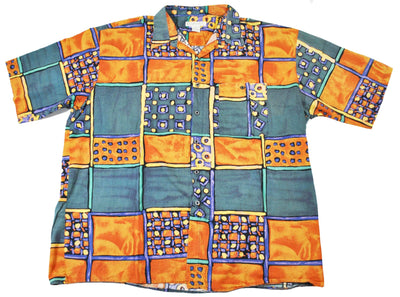 Vintage Expressions Worldwide Button Shirt Size 2X-Large