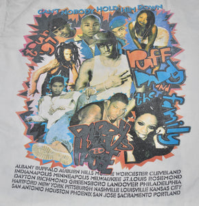 Vintage Puff Daddy and The Family 1997 Tour Shirt Size X-Large