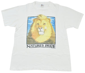Vintage Natures Pride 1995 Lion Shirt Size Large
