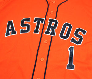 Houston Astros Majestic Youth Official Cool Base Jersey - Orange