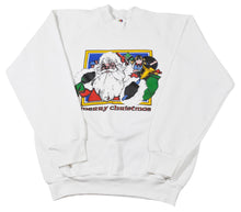 Vintage Christmas Santa Sweatshirt Size Medium