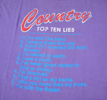 Vintage Country Top Ten Lies Shirt Size X-Large