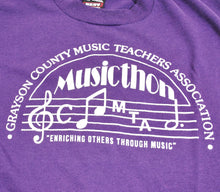 Vintage Grayson County Music Teachers Association Musicthon Shirt Size Medium