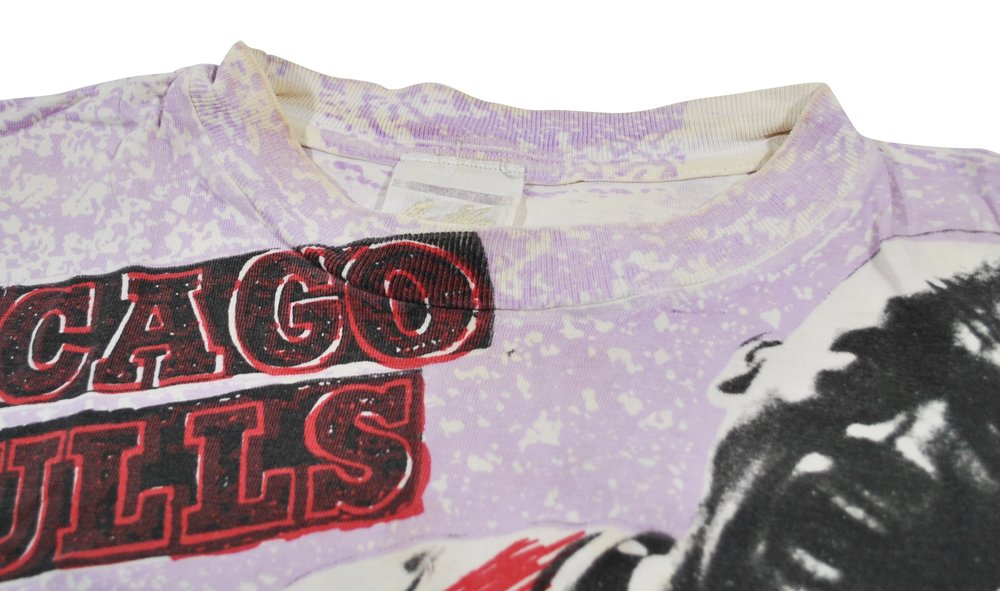 Vintage Chicago Bulls Michael Jordan Magic Johnson Brand Shirt Size Small