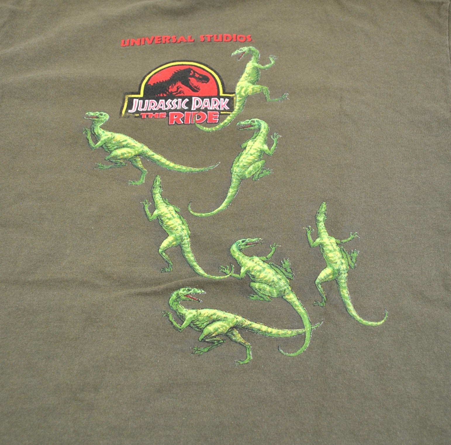 Vintage Jurassic Park The Ride Shirt Size Youth X-Large – Yesterday's Attic