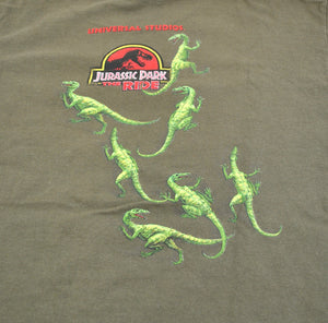 Vintage Jurassic Park The Ride Shirt Size Youth X-Large