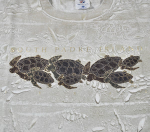 Vintage Sea Turtles South Padre Island Shirt Size X-Large