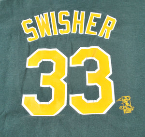 Vintage Oakland Athletics Nick Swisher Shirt Size Small