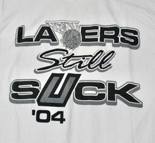 Vintage San Antonio Spurs Lakers Still Suck 2004 Shirt Size Small