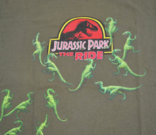 Vintage Jurassic Park The Ride Shirt Size Youth X-Large