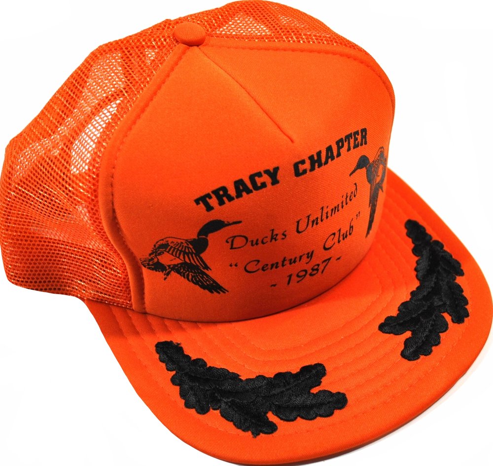 Vintage Ducks Unlimited Tracy Chapter Century Club 1987 Snapback