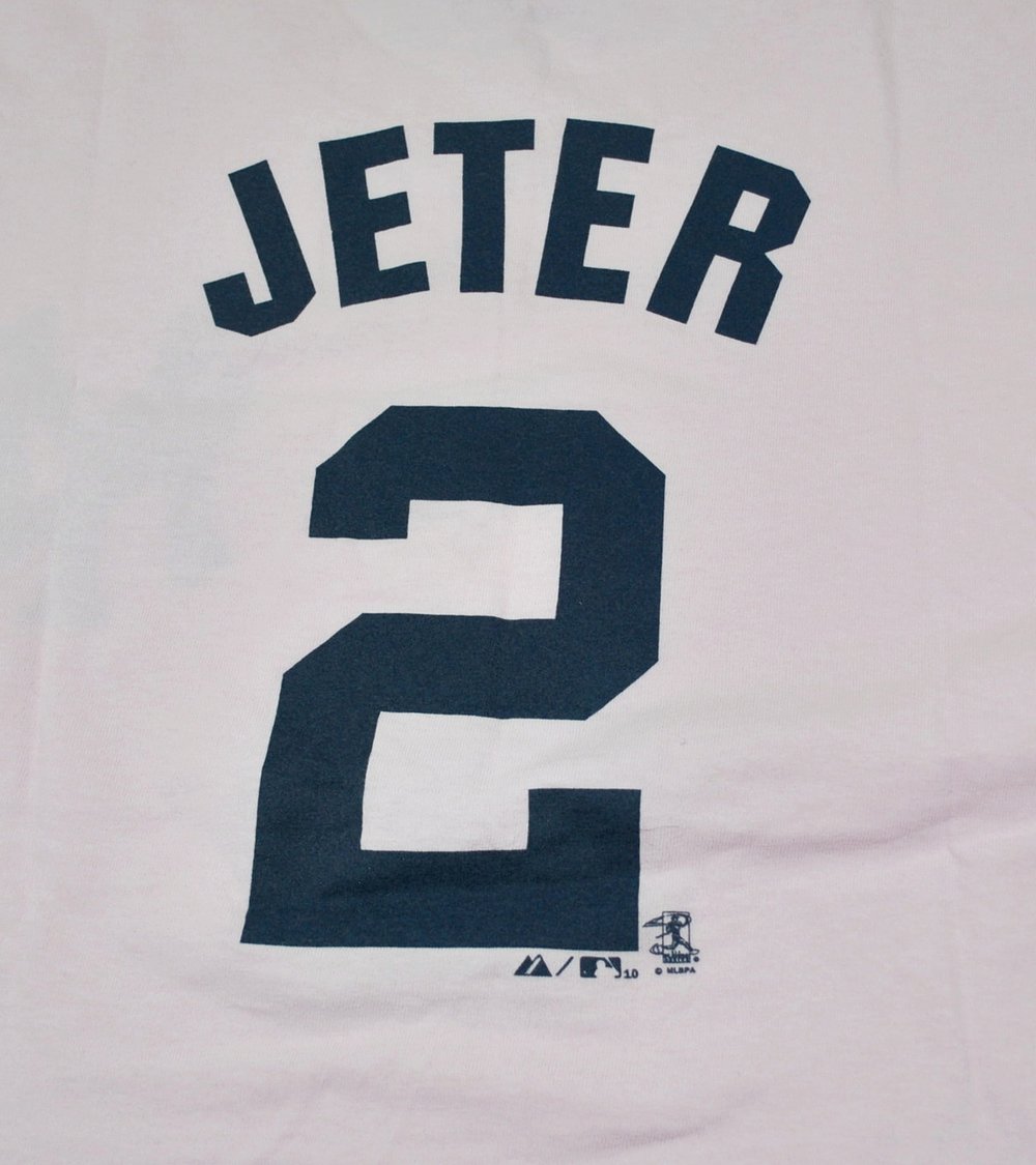 Vintage New York Yankees Derek Jeter Shirt Size Small – Yesterday's Attic