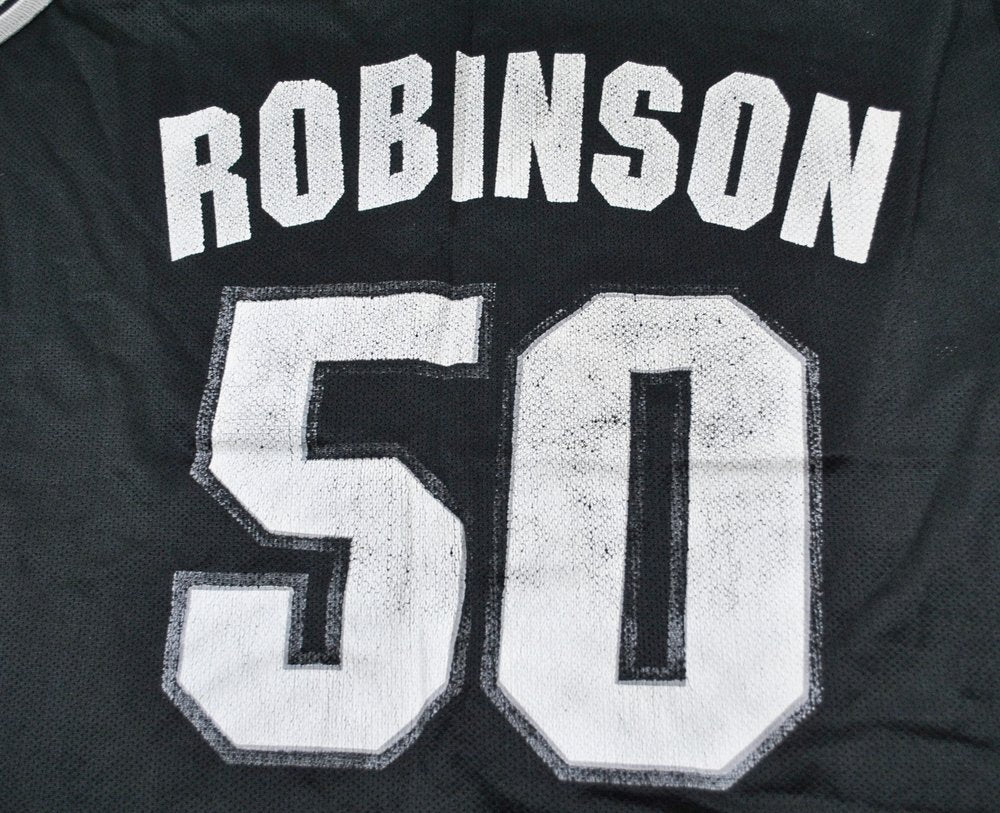 Vintage David Robinson San Antonio Spurs Champion NBA Jersey Size 36 Mid  90s EUC