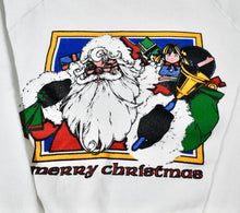 Vintage Christmas Santa Sweatshirt Size Medium