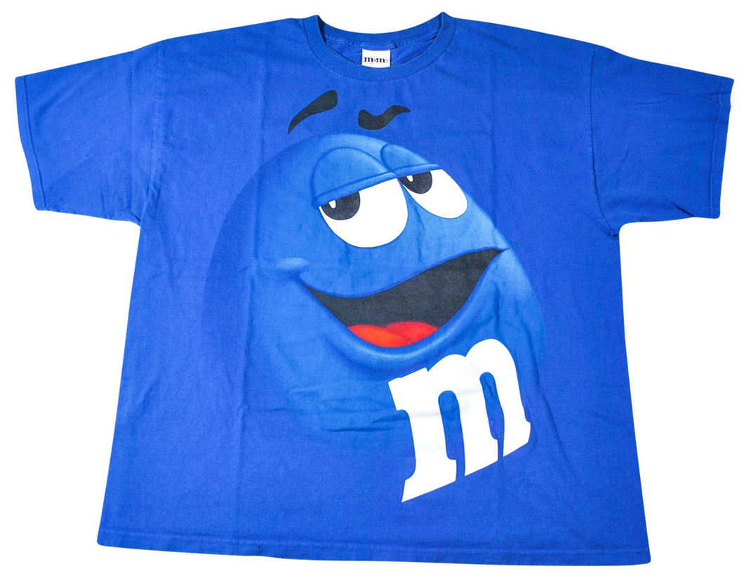 Vintage Blue M&M's Shirt Size 2X-Large