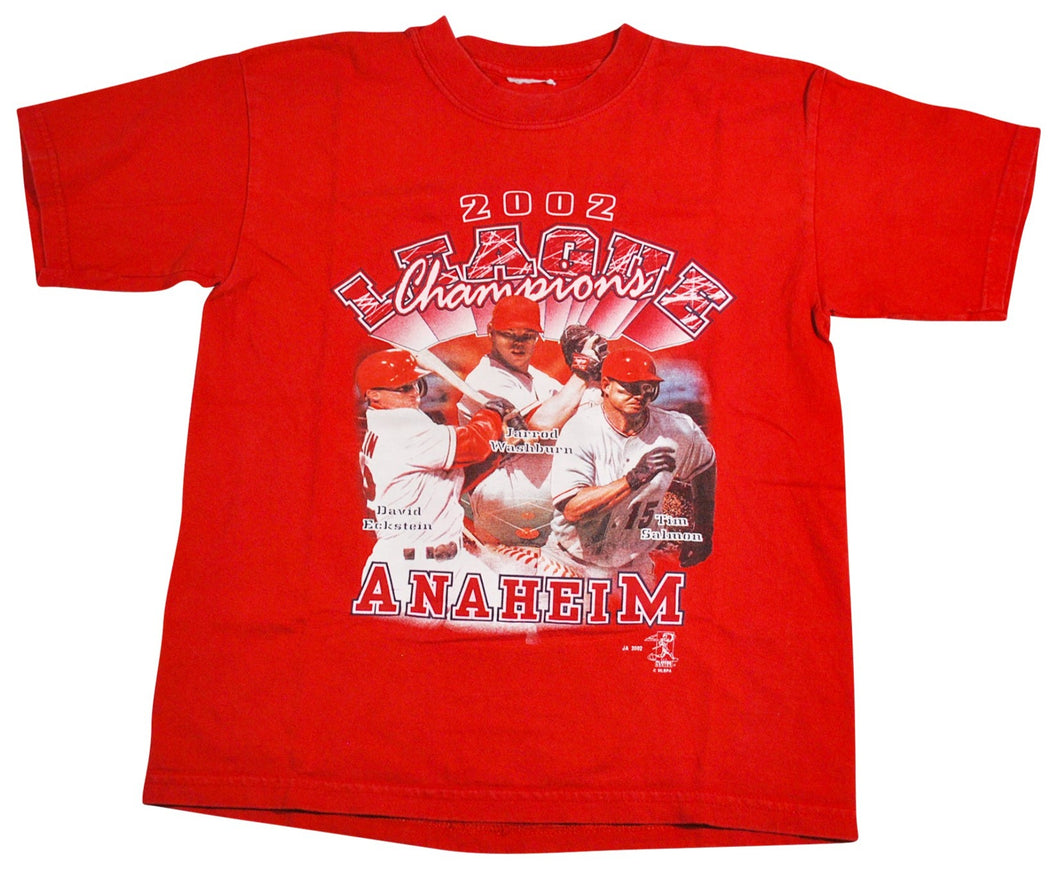 Vintage Anaheim Angels 2002 World Series Championship Tee