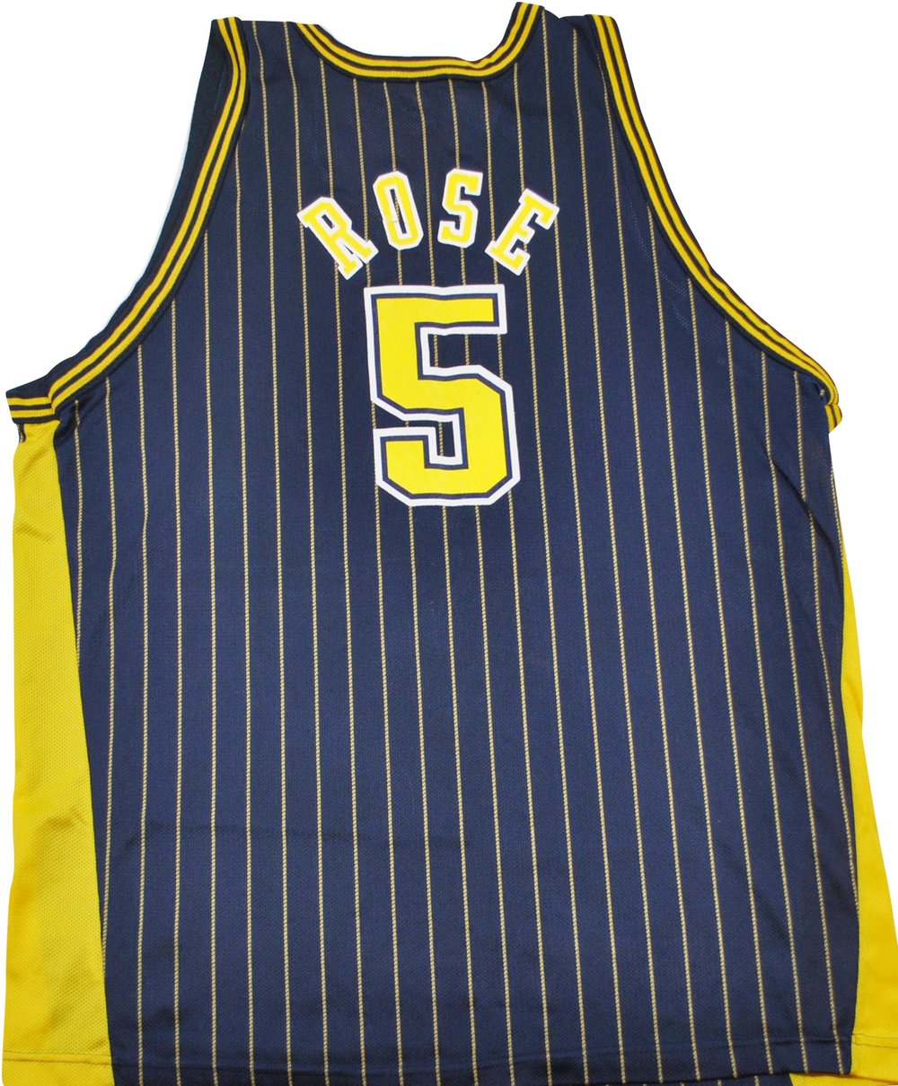 Big & Tall Men's Jalen Rose Indiana Pacers Nike Swingman Gold Jersey -  Statement Edition