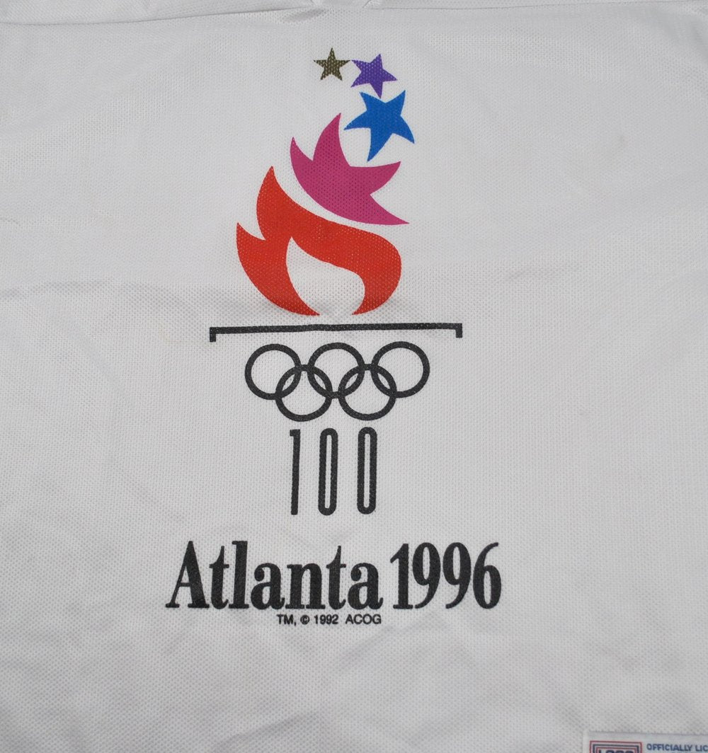 Sports / College Vintage All Over Print Olympic Games Atlanta 1996 Tee Shirt 1992 Size XL