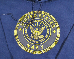 Vintage Navy Military Sweatshirt Size Large