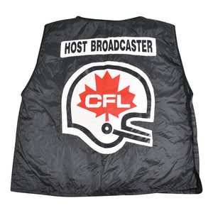 Vintage Canadian Football League Broadcaster Vest Size Large