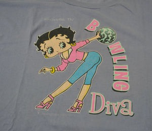 Vintage Betty Bop Bowling Diva Shirt Size 2X-Large