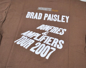 Vintage Brad Paisley 2007 Tour Shirt Size Large.