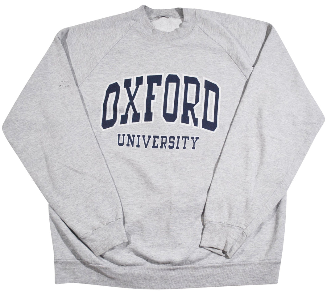 oxford university gear Vintage Oxford University Sweatshirt Size Large – Yesterday's Attic