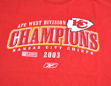 Vintage Kansas City Chiefs 2003 AFC Division Championship Shirt Size X-Large