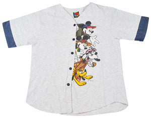 Vintage Mickey Mouse Disney Jersey Shirt Size Large