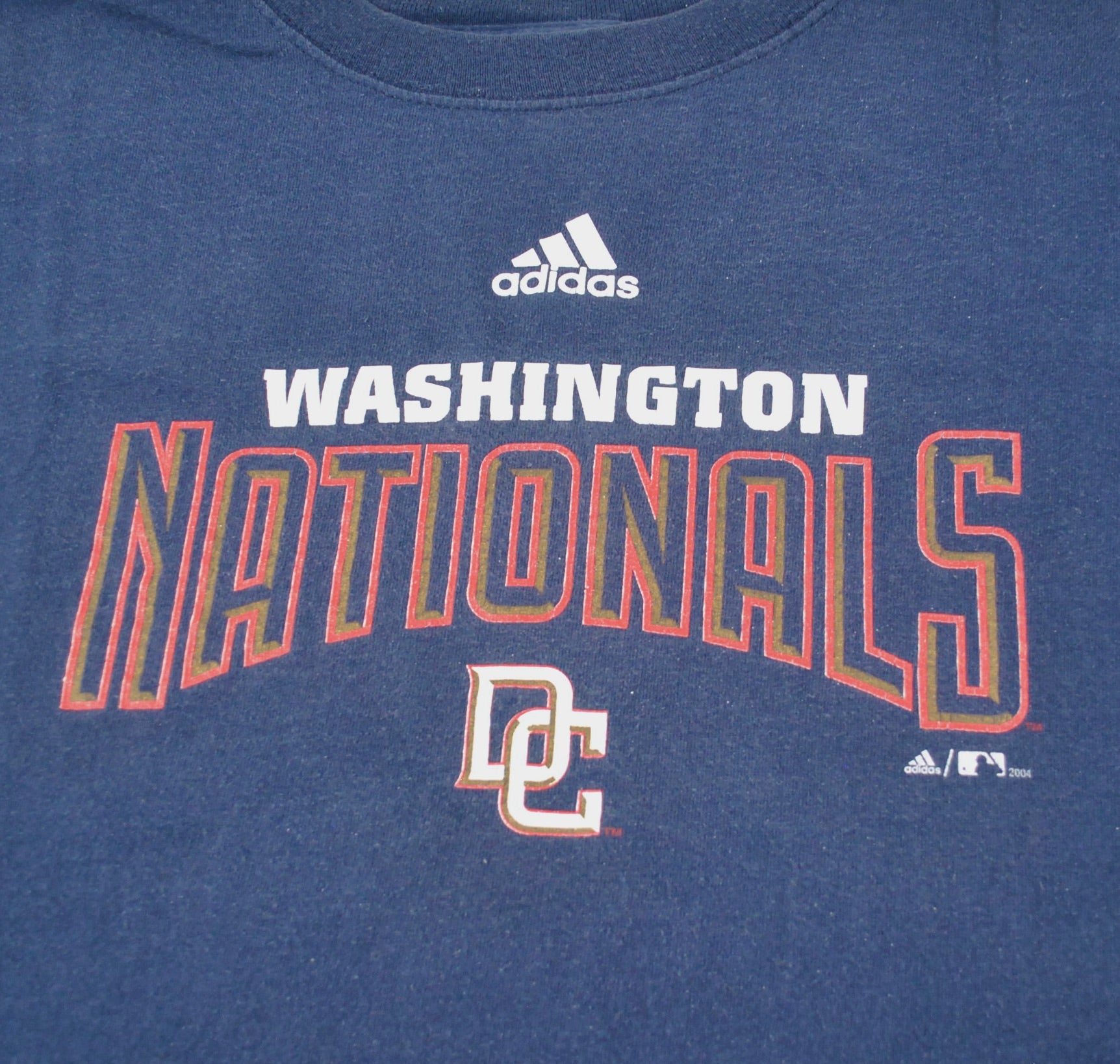 Vintage Washington Nationals 2004 Inaugural Season Adidas Shirt