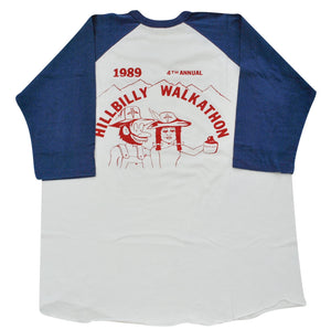 Vintage Hillbilly Walkathon 1989 Shirt Size Large