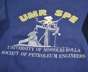 Vintage Missouri Rolla Petroleum Engineers Sweatshirt Size Large