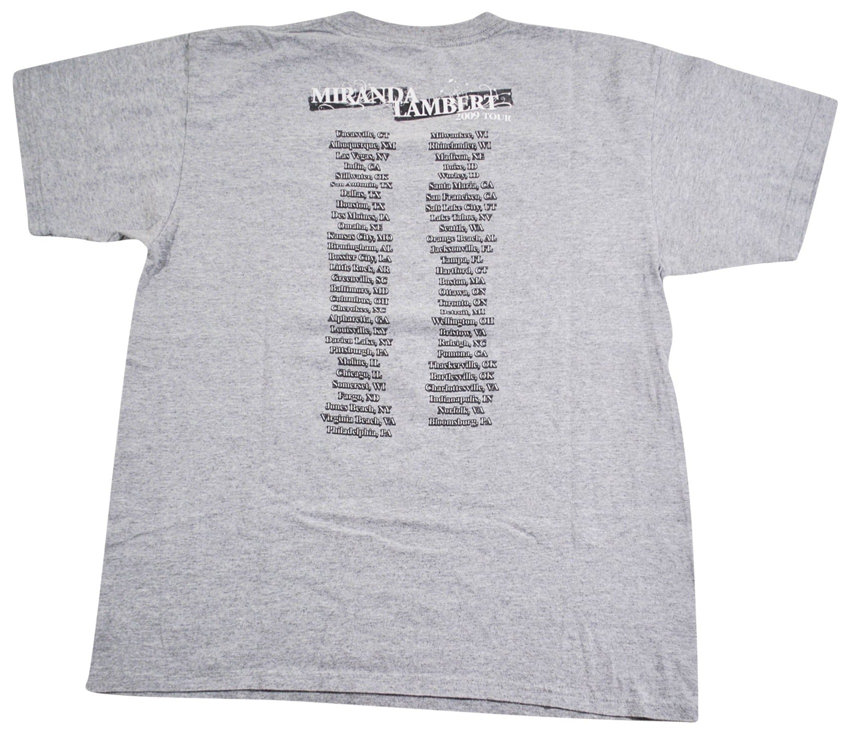 Vintage Miranda Lambert 2009 Tour Shirt Size Large – Yesterday's Attic